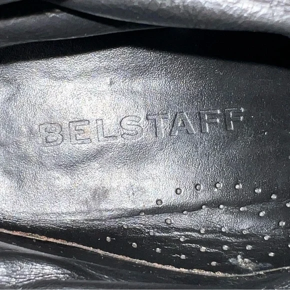 Black Belstaff Beddingham short leather boot. GREAT CONDITION!!Sz 37 EU=US 6 1/2 - Picture 7 of 13